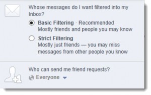 Facebook - Who can contact me