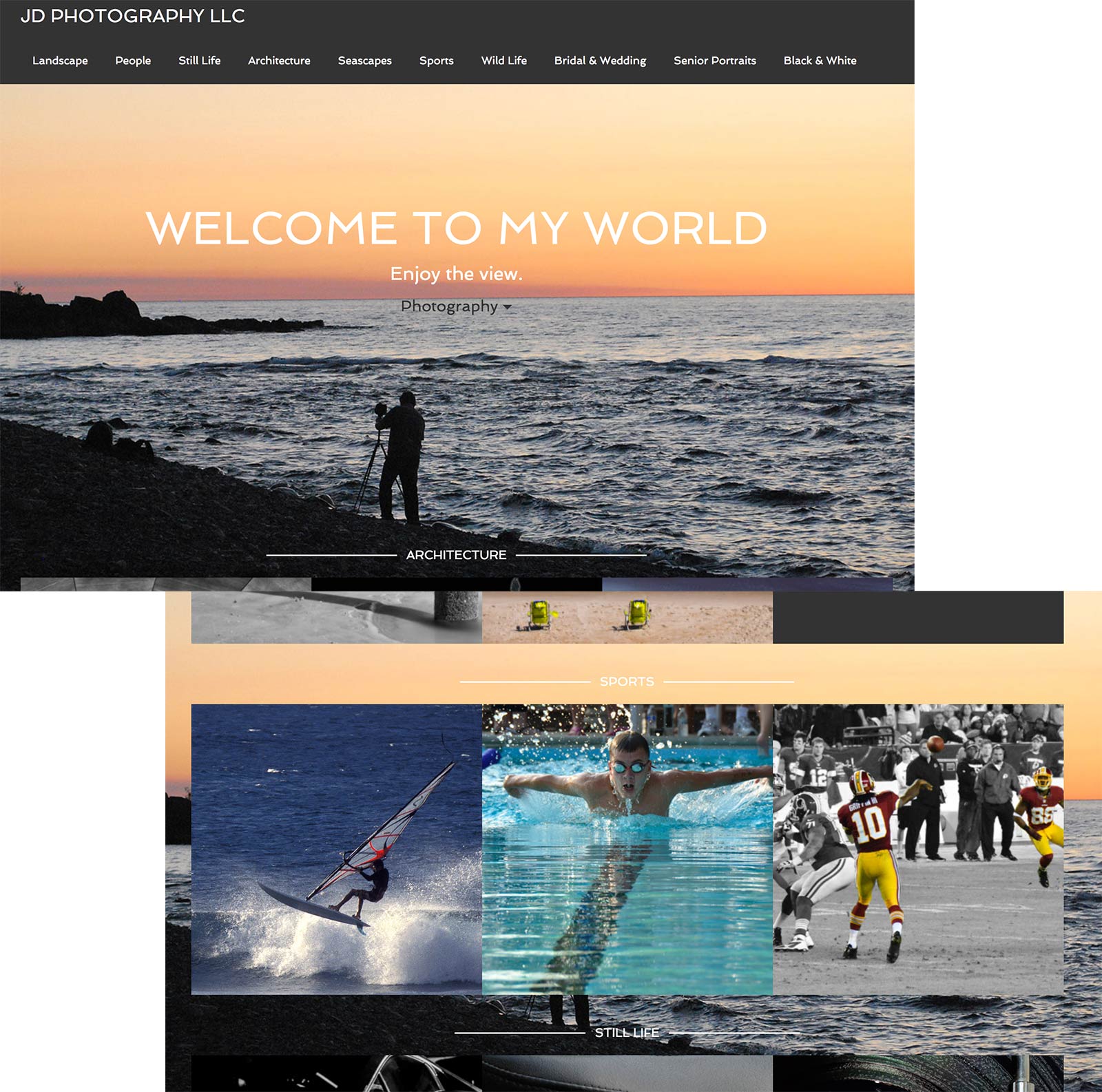 Websites for Photographer Portfolio
