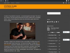 Stephen Clark Music Home Page Before
