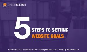 5 Steps to setting website goals (text)