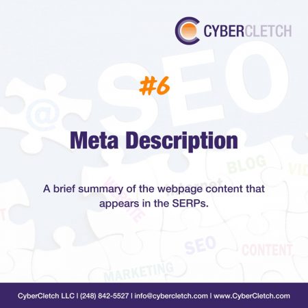 10 essential SEO terms for website owners #6 Meta Description