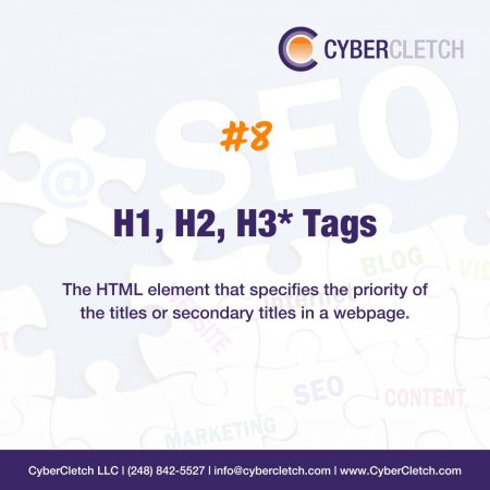 10 essential SEO terms for website owners #8 Heading Tags