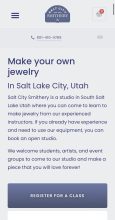 salt city smithery website homepage mobile version