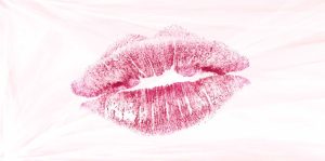 The art of seductive web design - image of lipstick lip print